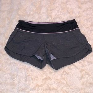 Gently used LuluLemon Speed Up Shorts Size 4